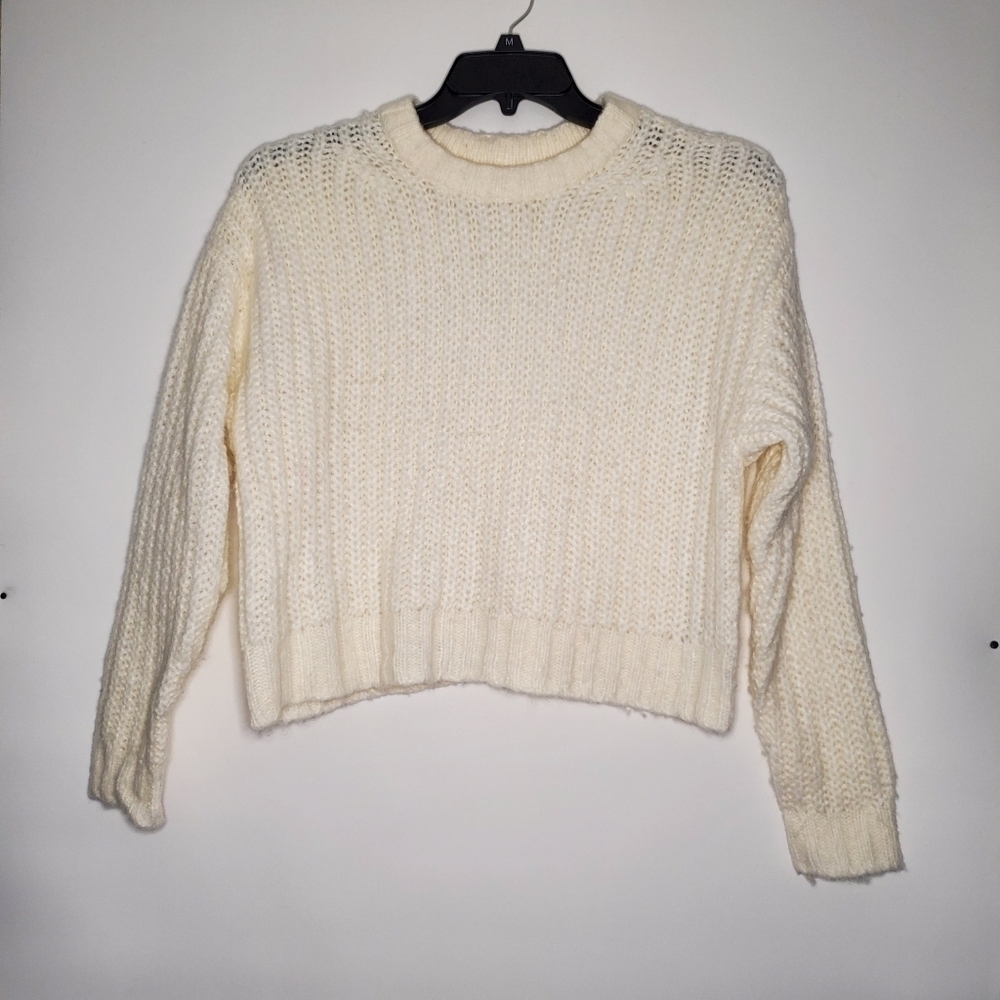 AMERICAN EAGLE OUTFITTERS- Cream KNIT SWEATER- Women's- Size XS